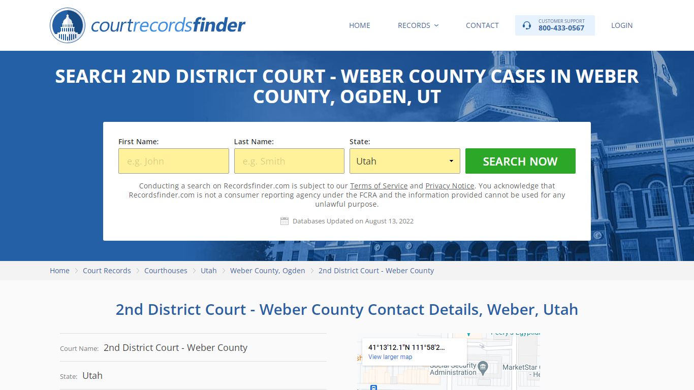 2nd District Court - Weber County Case Search - Weber ...
